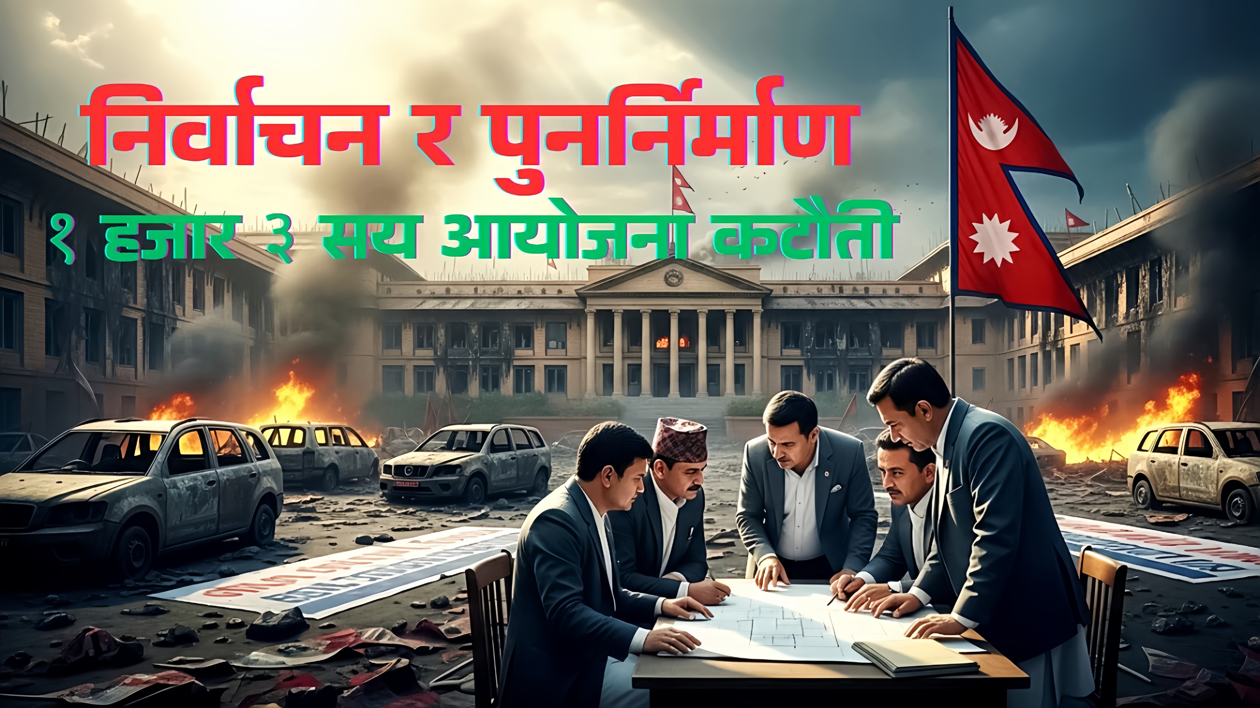 ध्वस्त सिंहदरबारदेखि जलेका गाडीसम्म: पुनर्निर्माणमा सरकारको नयाँ अभियान