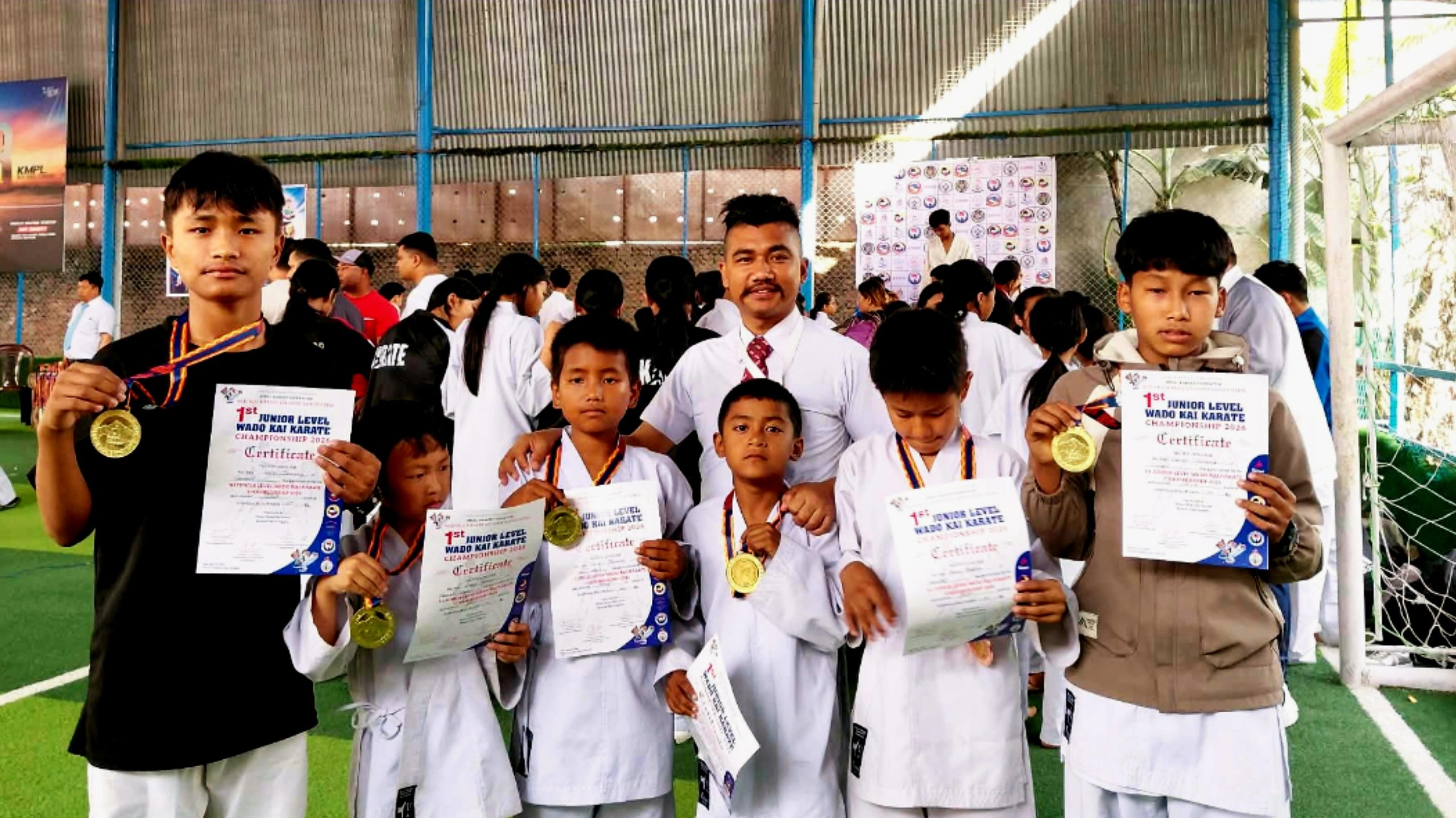 1st जुनियर कराते च्याम्पियनसिप: सामरी कल्लाबारी डोजोलाई ५ स्वर्ण